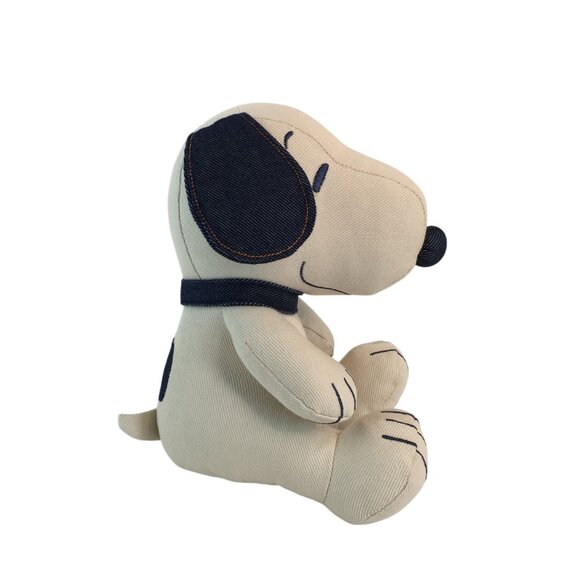 American Eagle Denim Peanuts Snoopy Plush 9" White Blue Stuffed Animal Toy 2024 - Picture 3 of 8